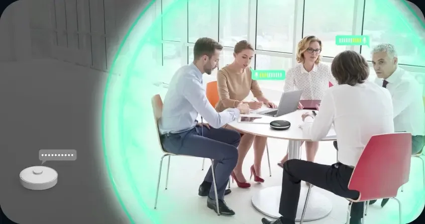 Yealink sp92 sở hữu công nghệ lọc tiếng ồn AI thông minh