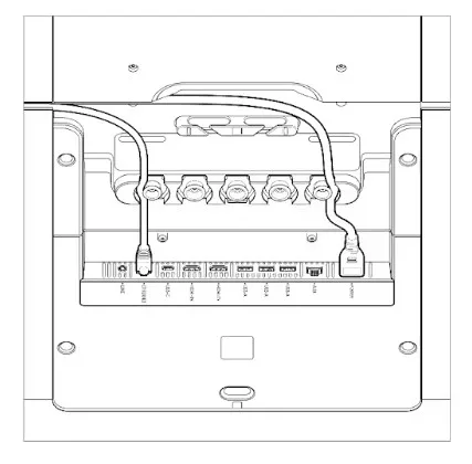 kết nối cáp khi sử dụng camera thấp