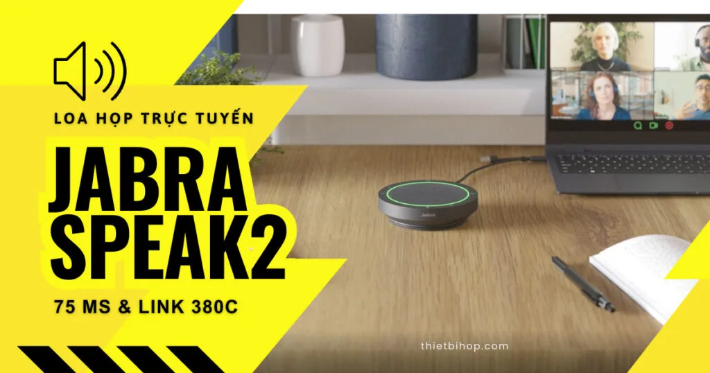 loa họp jabra speak2 75 ms và link 380c