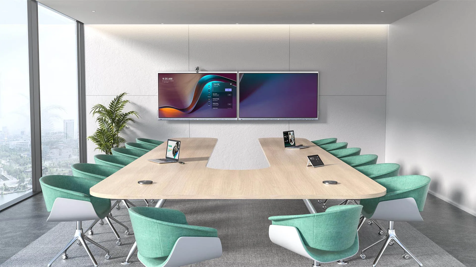 màn hình cảm ứng mở rộng 4k yealink etv-65