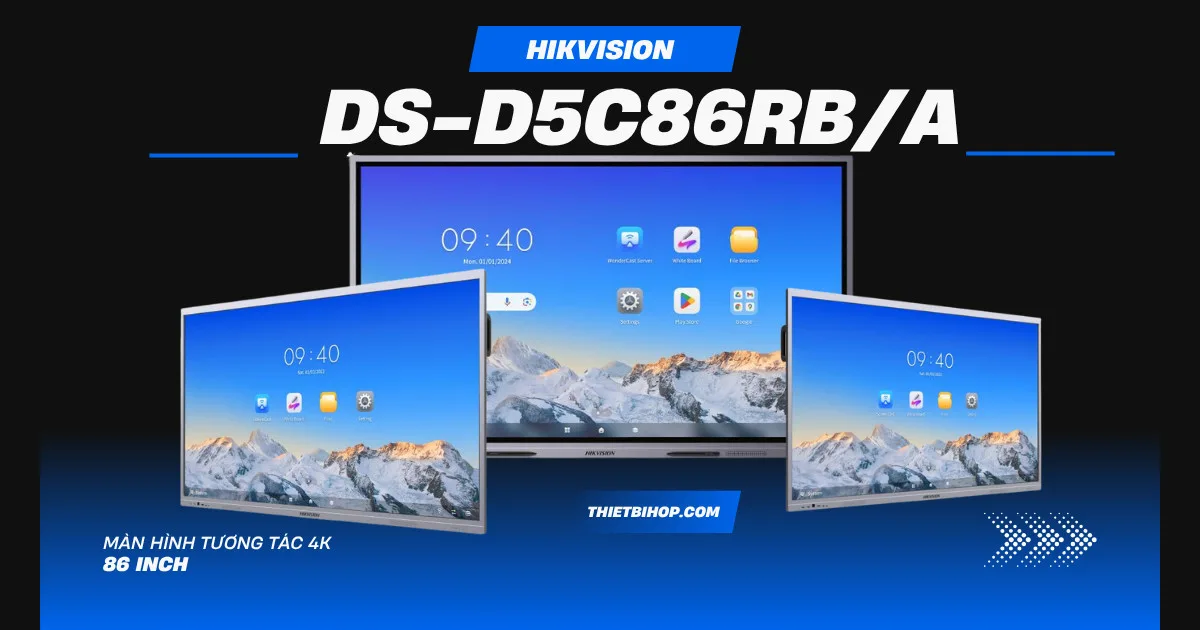 màn hình tương tác 4k Hikvision DS-D5C86RB/A 86 inch là gì