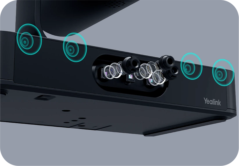 Yealink SmartVision 80 có mảng 4 micro tích hợp