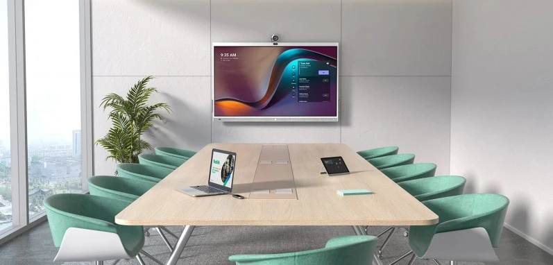 giải pháp Yealink cho phòng họp vừa meetingboard pro 75"
