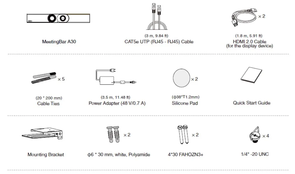 mở hộp yealink meetingbar a30