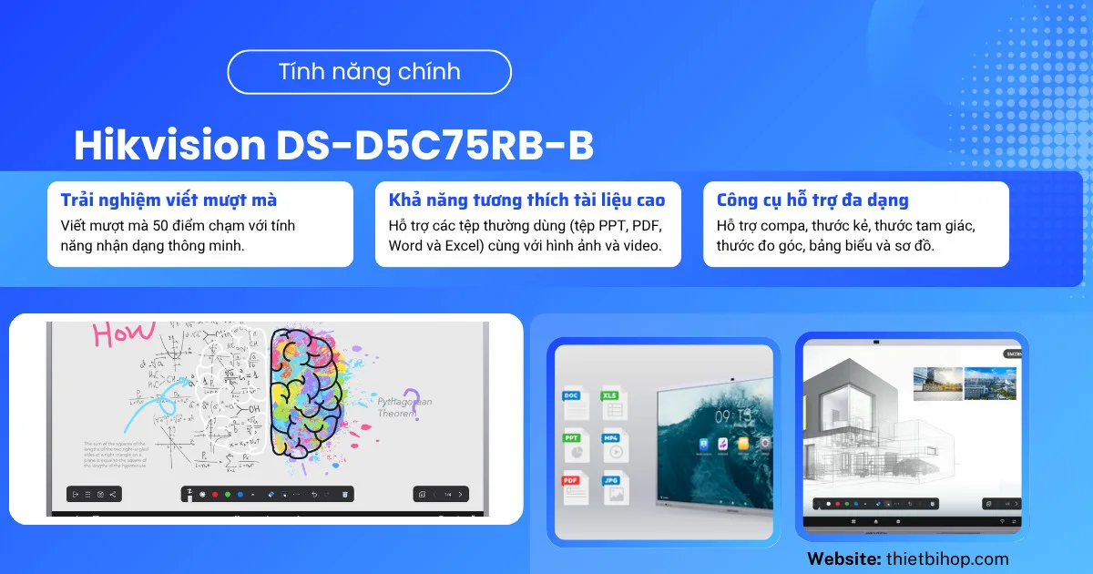 tính năng Hikvision DS-D5C75RB/B