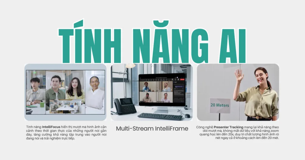 SmartVision 80 có công nghệ AI theo dõi thông minh