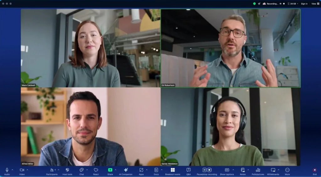 Zoom Events có giao diện trực quan, thân thiện với người dùng
