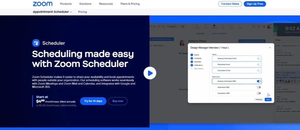 Zoom Scheduler là gì?