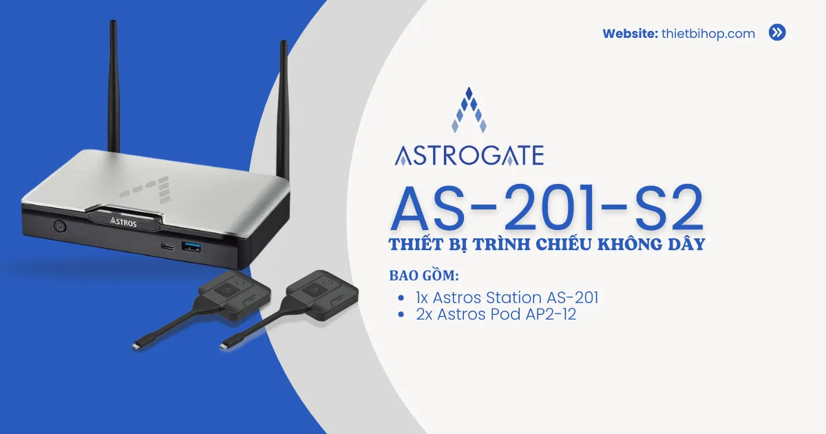 Thiết bị trình chiếu không dây Astros AS-201-S2 là gì
