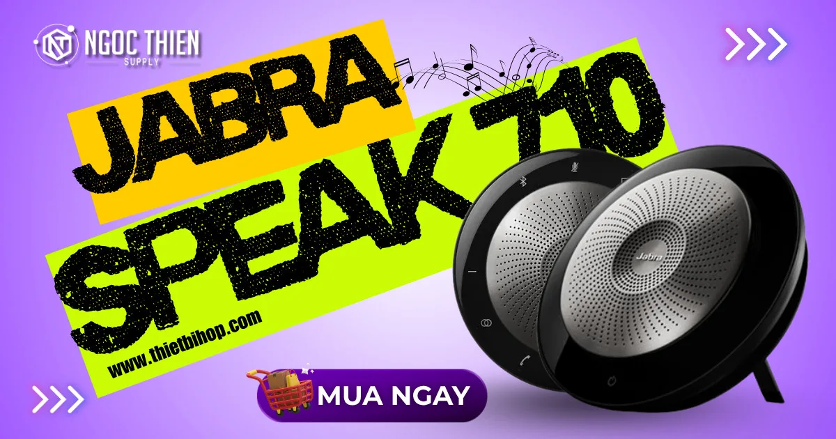 Jabra Speak 710 – Loa hội nghị di động cao cấp