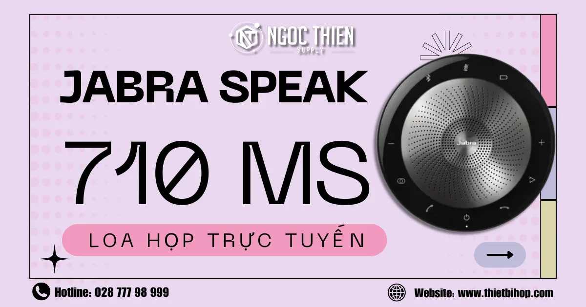 Loa họp trực tuyến Jabra Speak 710 MS cao cấp
