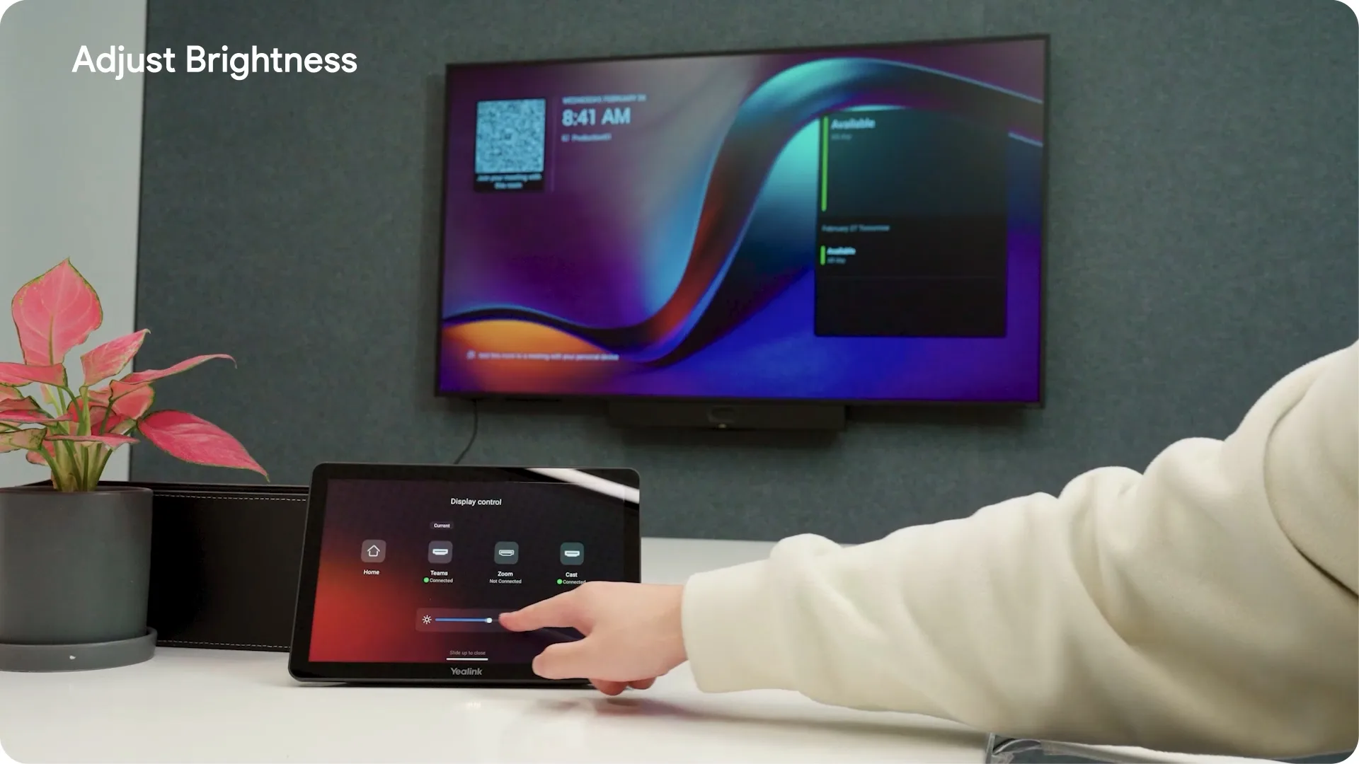 Màn hình hiển thị chuyên dụng Yealink MeetingDisplay 65 cấu hình nhanh chóng