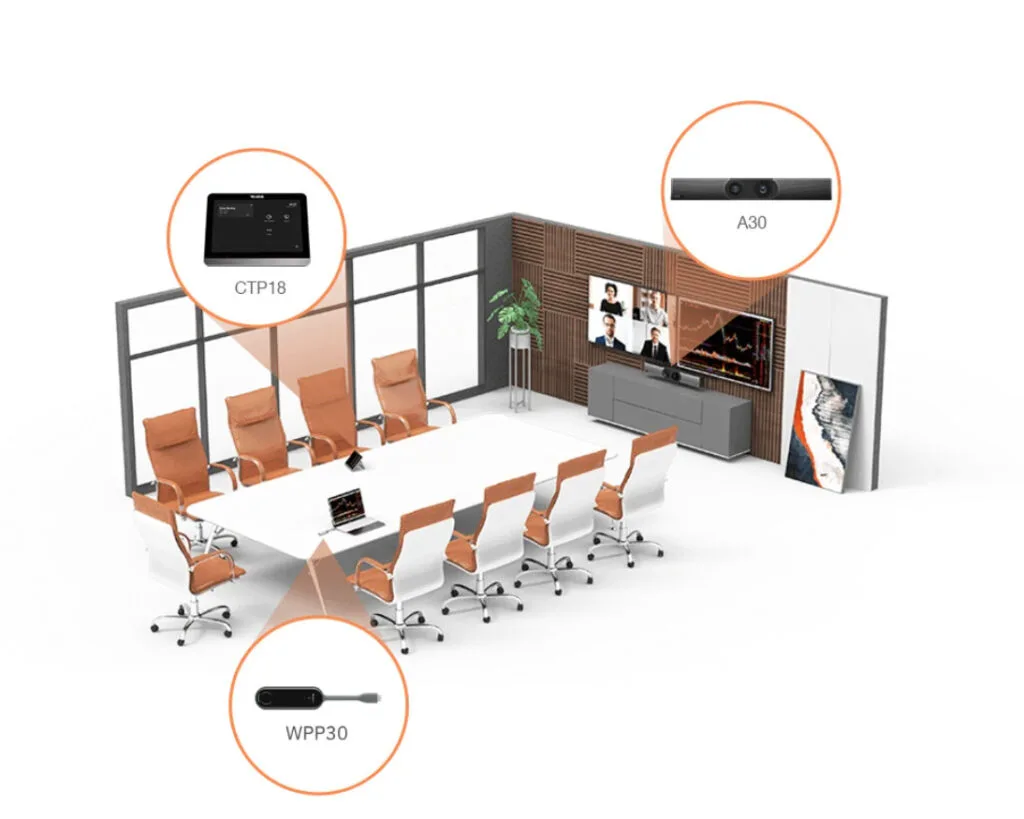 
Giải pháp hội nghị truyền hình tối ưu cho phòng họp tư vấn chuyên nghiệp từ MeetingBar A30 + CTP18