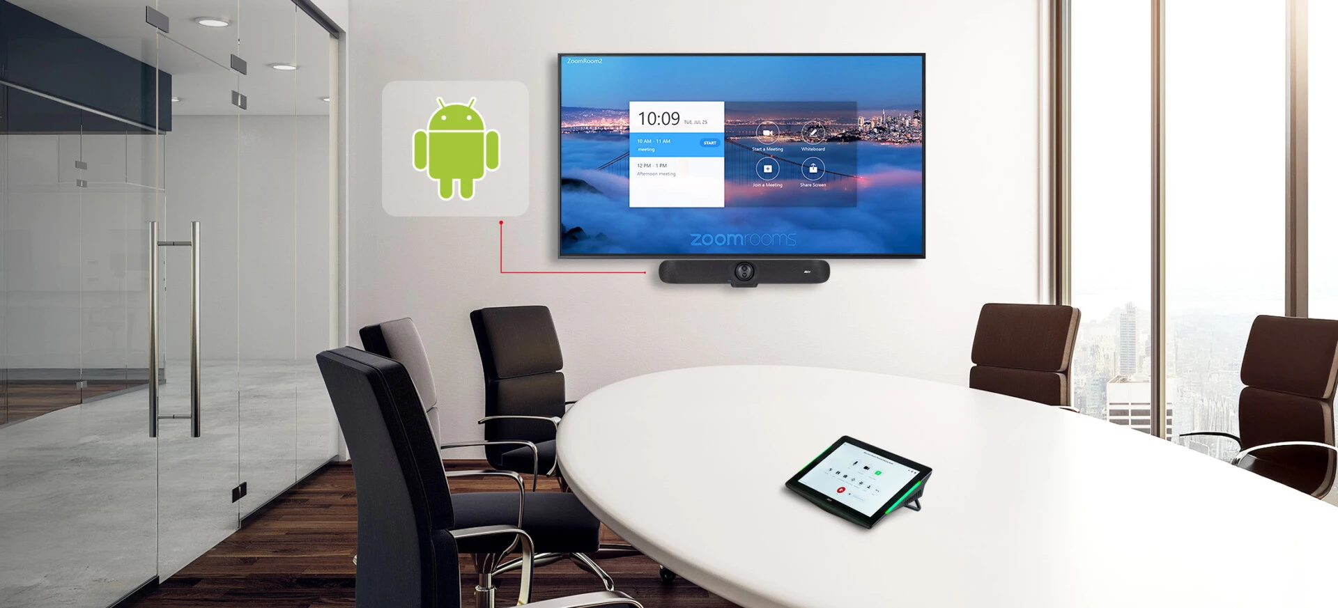AVer VB370A CP10 G2 được hỗ trợ bởi android tích hợp liền mạch