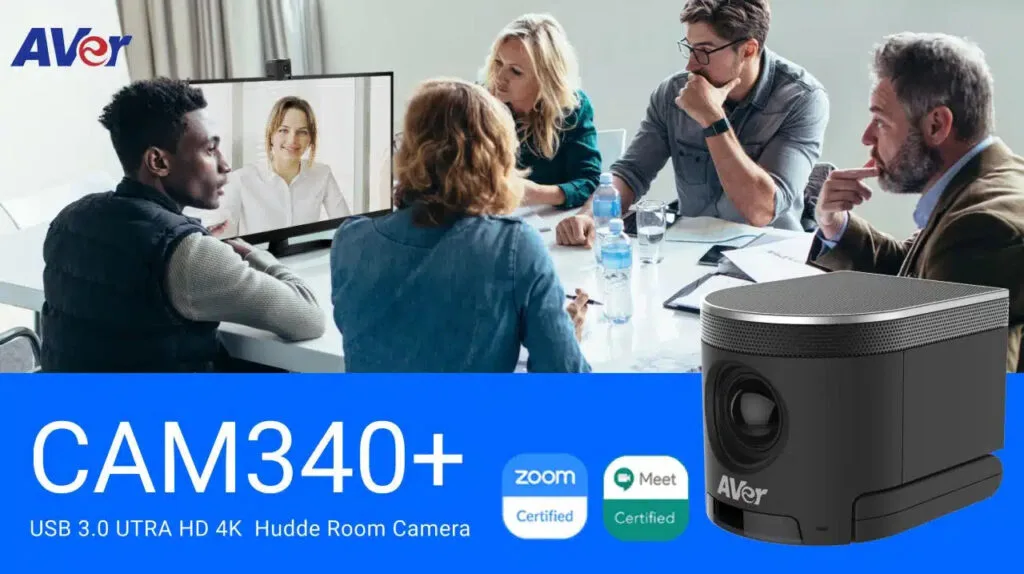 thiết bị họp trực tuyến AVer CAM340+