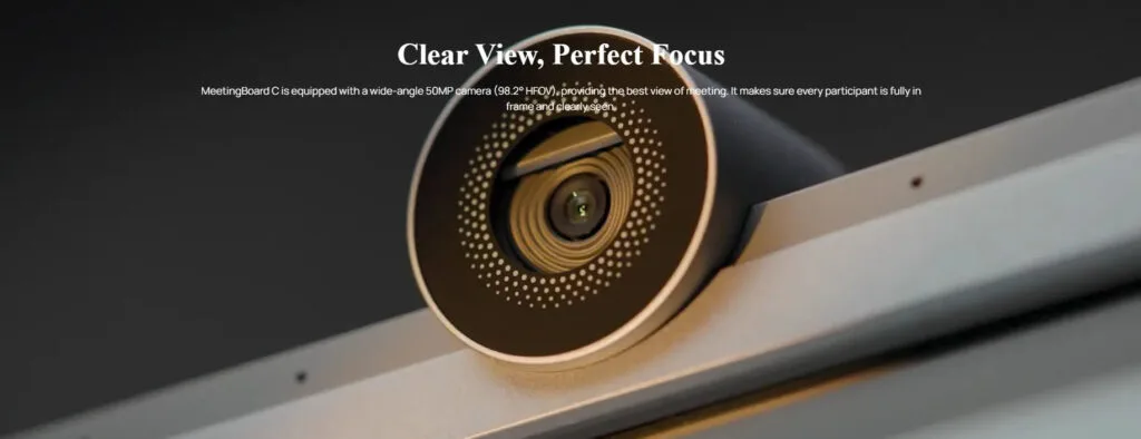 Camera 50MP & AI thông minh của meetingboard 65c 