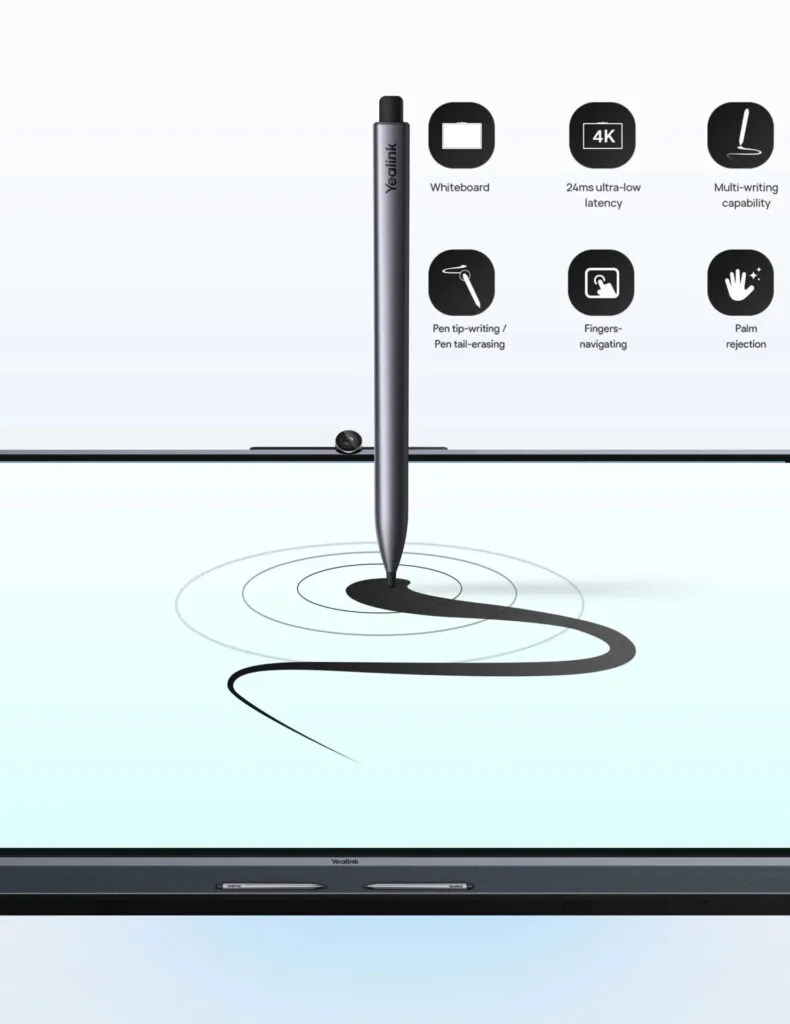 MeetingBoard 65C sở hữu màn hình Zero-Gap Panel với độ trễ cực thấp chỉ 36ms