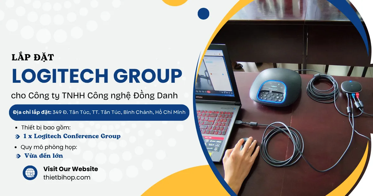 ngọc thiên cung cấp thiết bị logitech group cho công ty tnhh công nghệ đồng danh