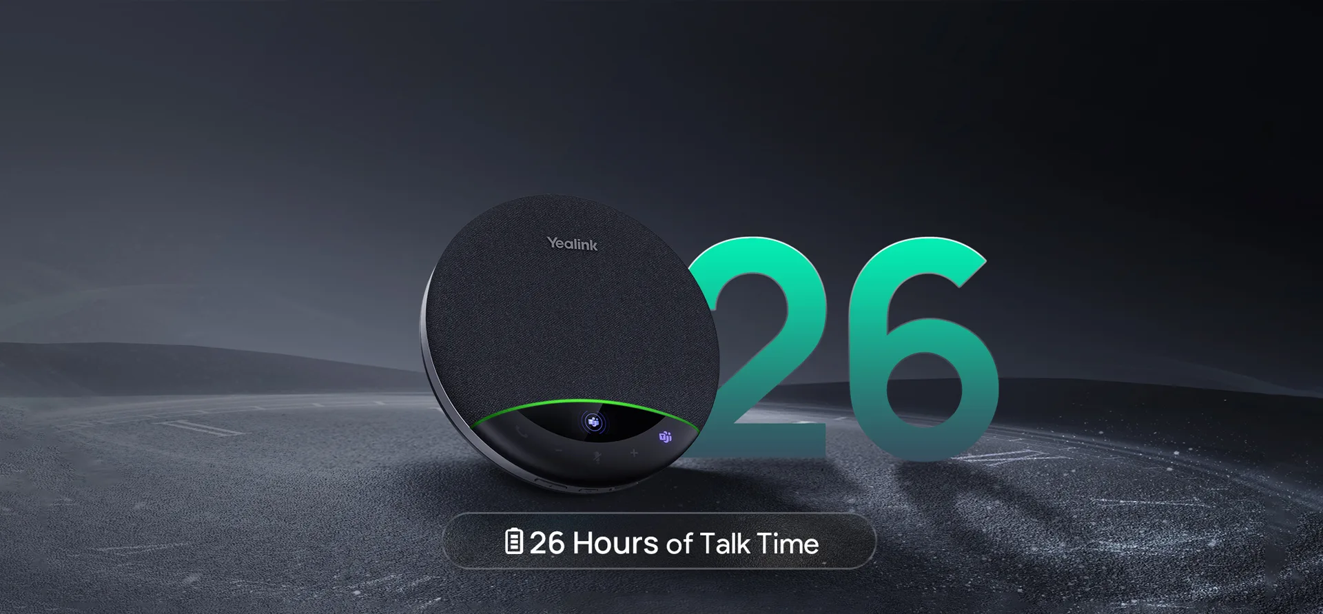 Yealink SP96 có thời gian đàm thoại lên đến 26 giờ