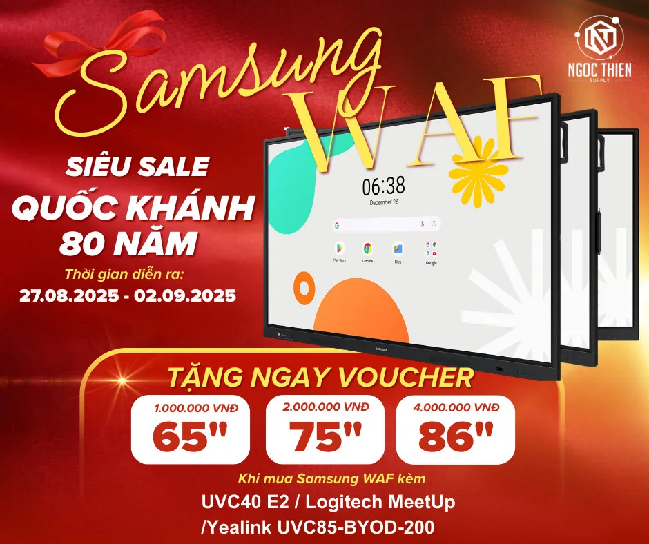 samsung waf siêu sale quốc khánh 80 năm