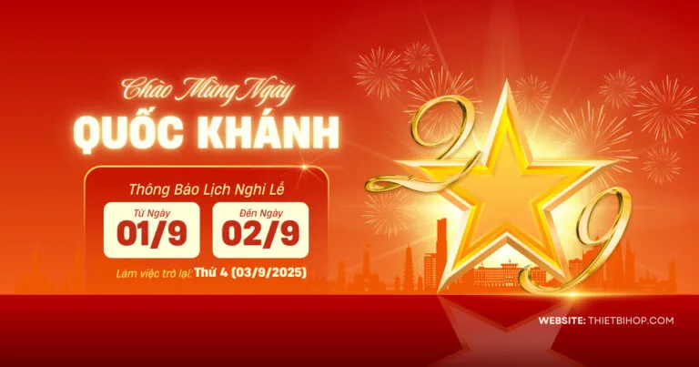 thông báo lịch nghỉ lễ quốc khánh 2/9/2025