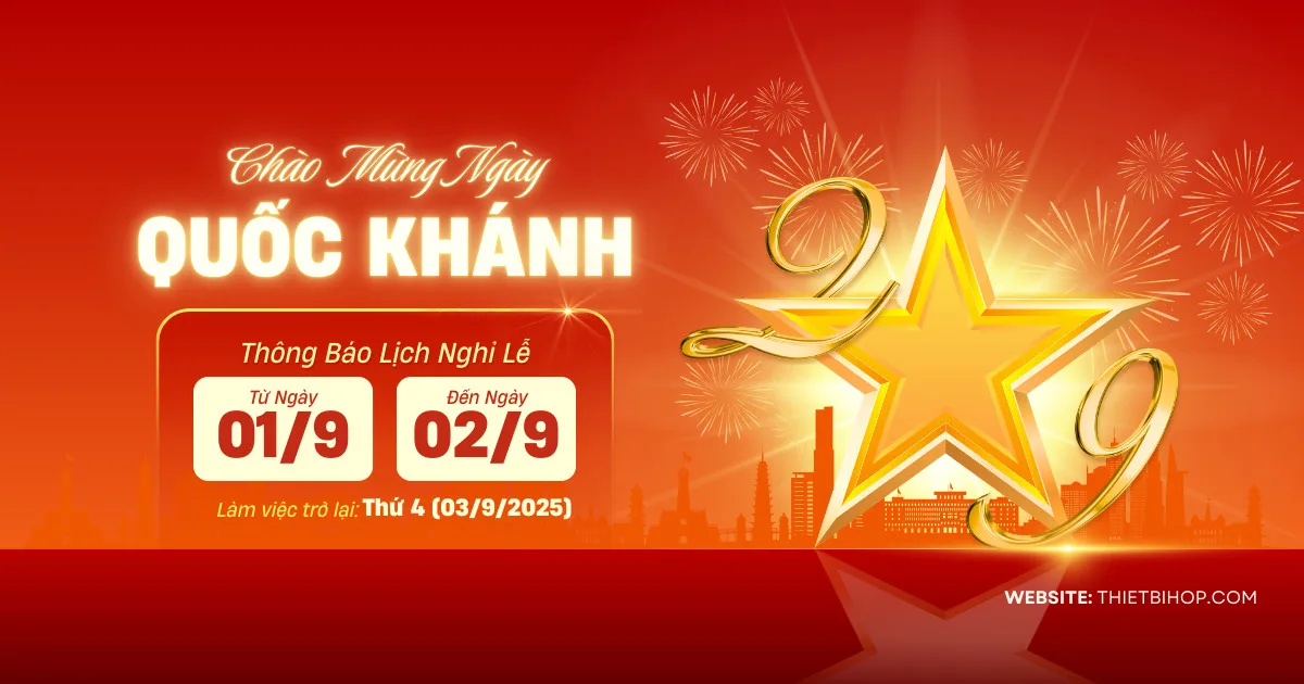 thông báo lịch nghỉ lễ quốc khánh 2/9/2025