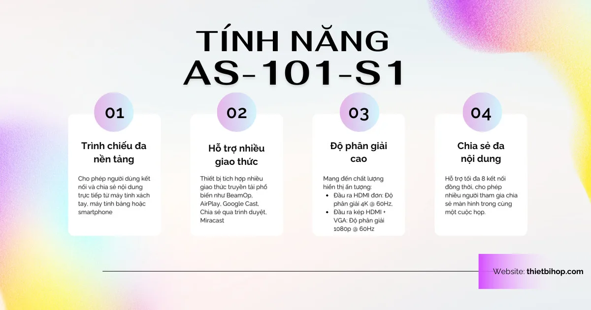 tính năng Astros AS-101-S1