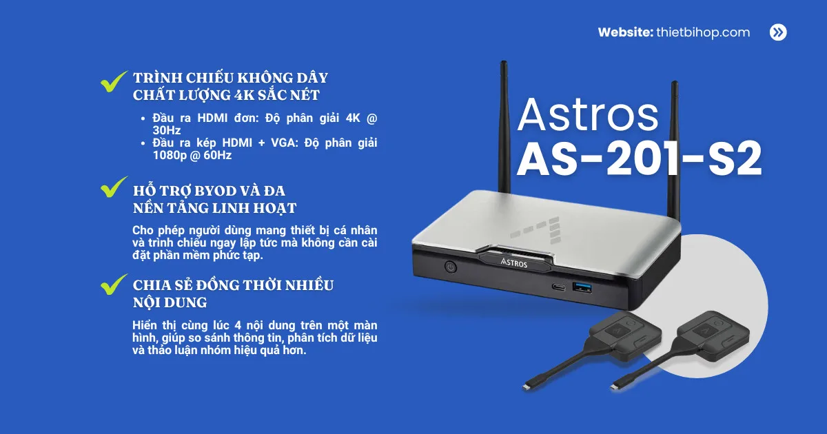 tính năng Astros AS-201-S2