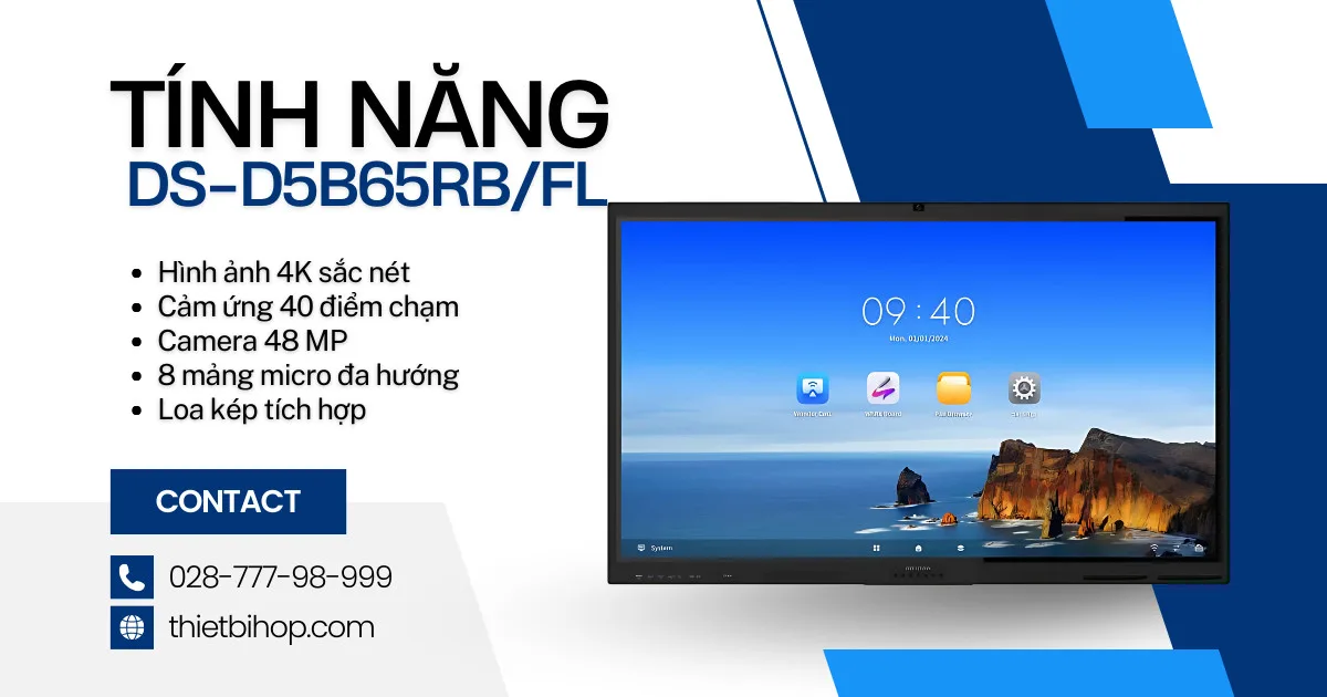 tính năng Hikvision DS-D5B65RB/FL