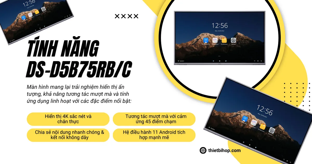 tính năng nổi bật Hikvision DS-D5B75RB/C