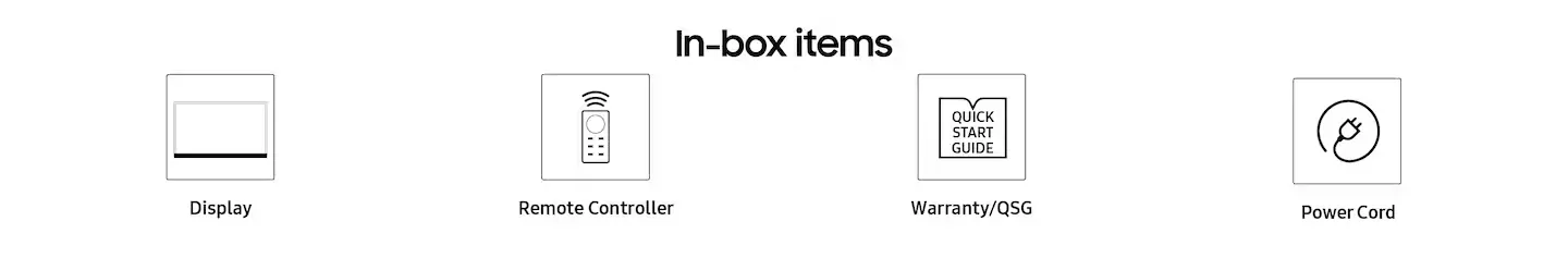 Trong hộp Màn hình tương tác Samsung WAF 65 inch có gì