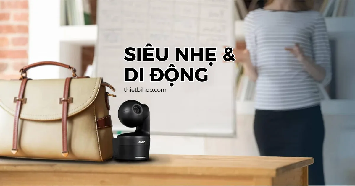 AVer DL10 có thiết kế gọn nhẹ & tính di động cao