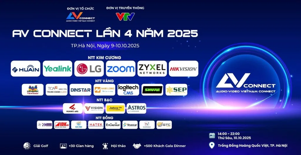 Av connect lần 4 quy tụ nhiều nhà tài trợ hàng đầu
