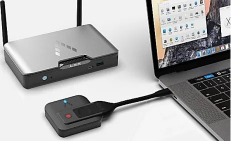 Astros AS-201-S2 hỗ trợ chia sẻ đồng thời 4 nội dung trên một màn hình lớn