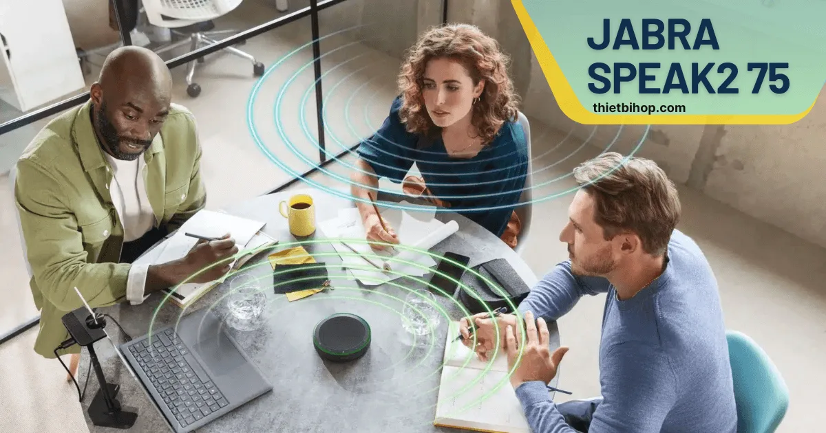Loa hội nghị cao cấp cho làm việc kết hợp Jabra Speak2 75