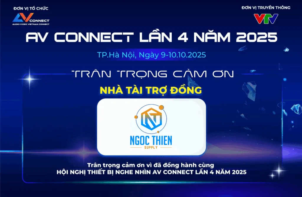 ngọc thiên cùng yeastar hân hạnh là đơn vị đồng hành av connect lần 4 2025