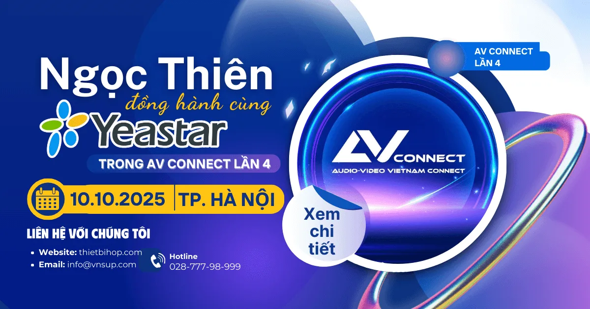 Ngọc Thiên là Nhà tài trợ Đồng cho AV Connect lần 4 năm 2025