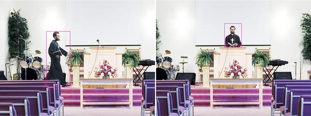 Tận hưởng hiệu suất theo dõi vượt trội với Chế độ Presenter mode