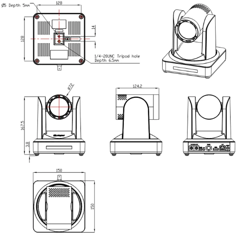 sơ đồ giao diện huain hy-hd12