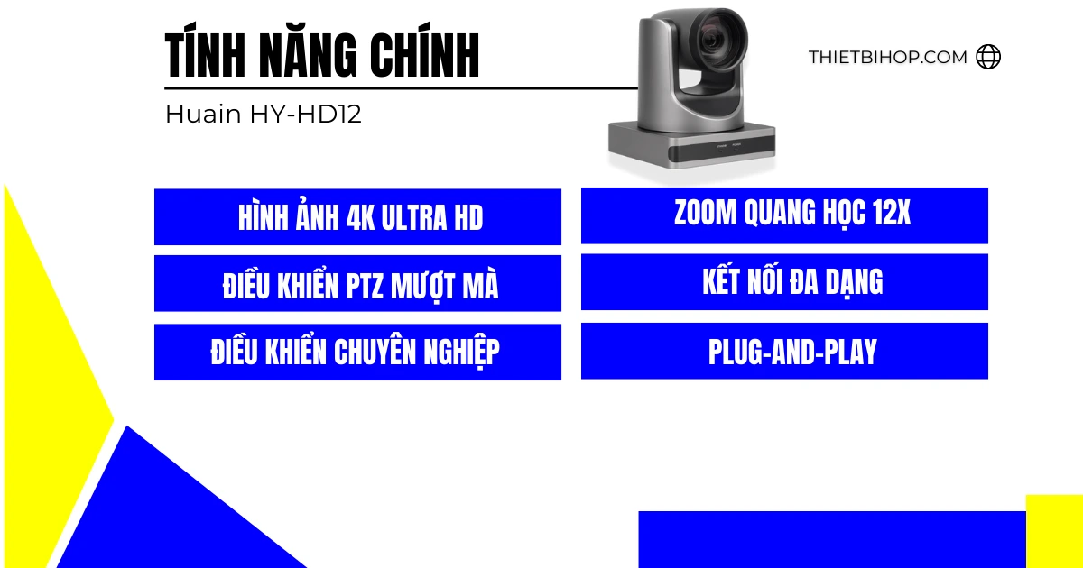 tính năng nổi bật Huain HY-HD12