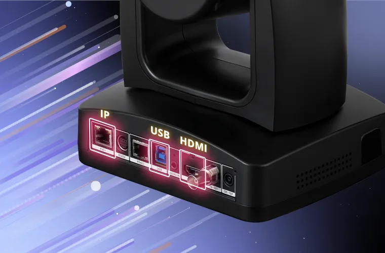 Tận dụng tiềm năng phát trực tuyến 4K 60 fps của AVer TR335N thông qua các cổng xuất HDMI, USB và IP