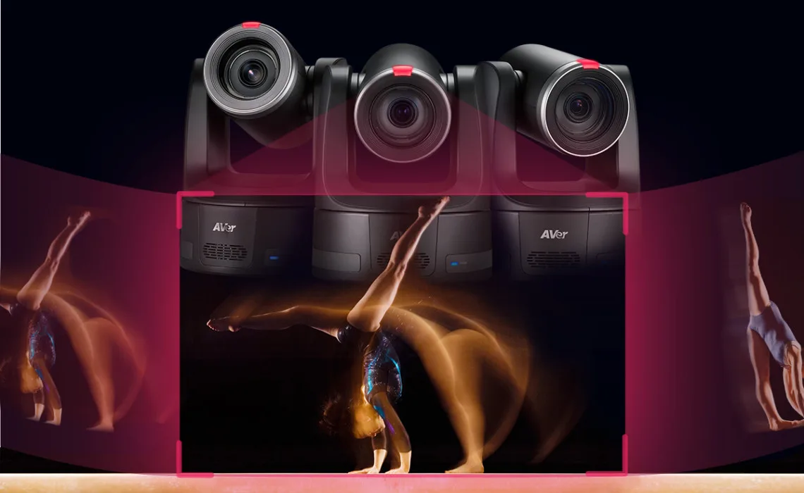 AVer TR615 với Hệ thống chuyển động chuẩn phát sóng