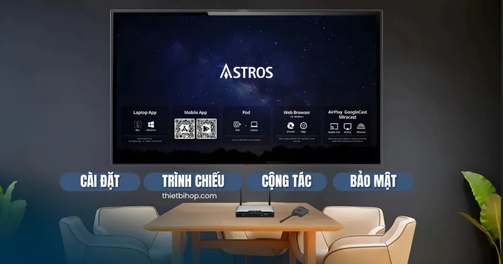 Trải nghiệm thực tế với thiết bị trình chiếu Astros