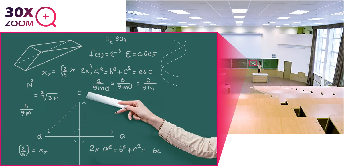 AVer PTZ330UNV2 có Zoom quang học 30XBắt trọn từng chi tiết