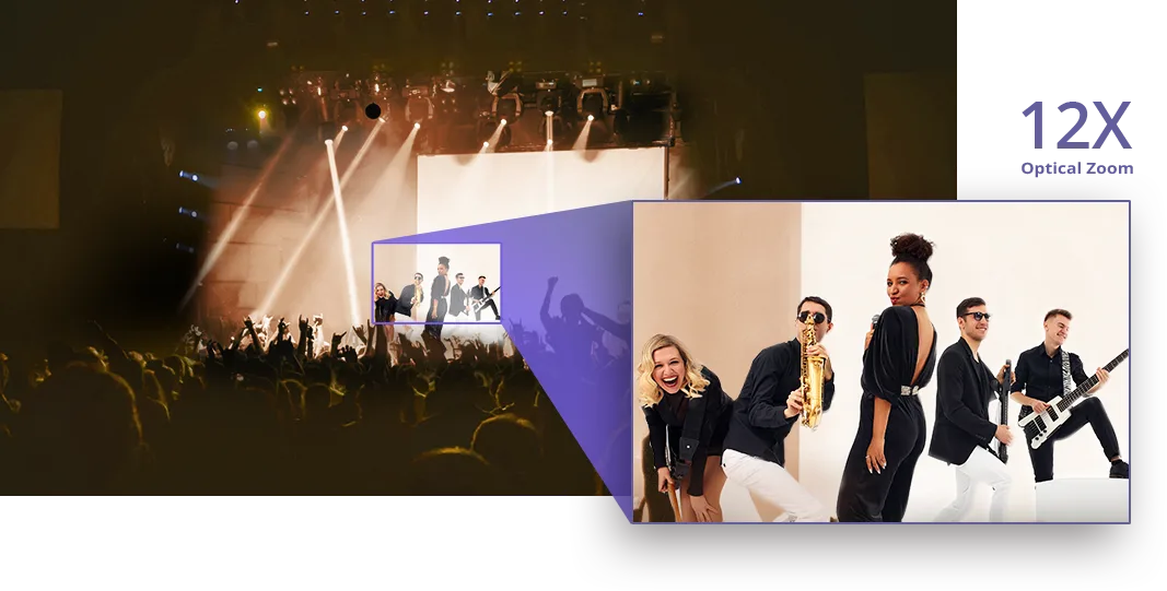 AVer TR315 sở hữu 12X Optical Zoom giúp Phóng đại chi tiết sắc nét