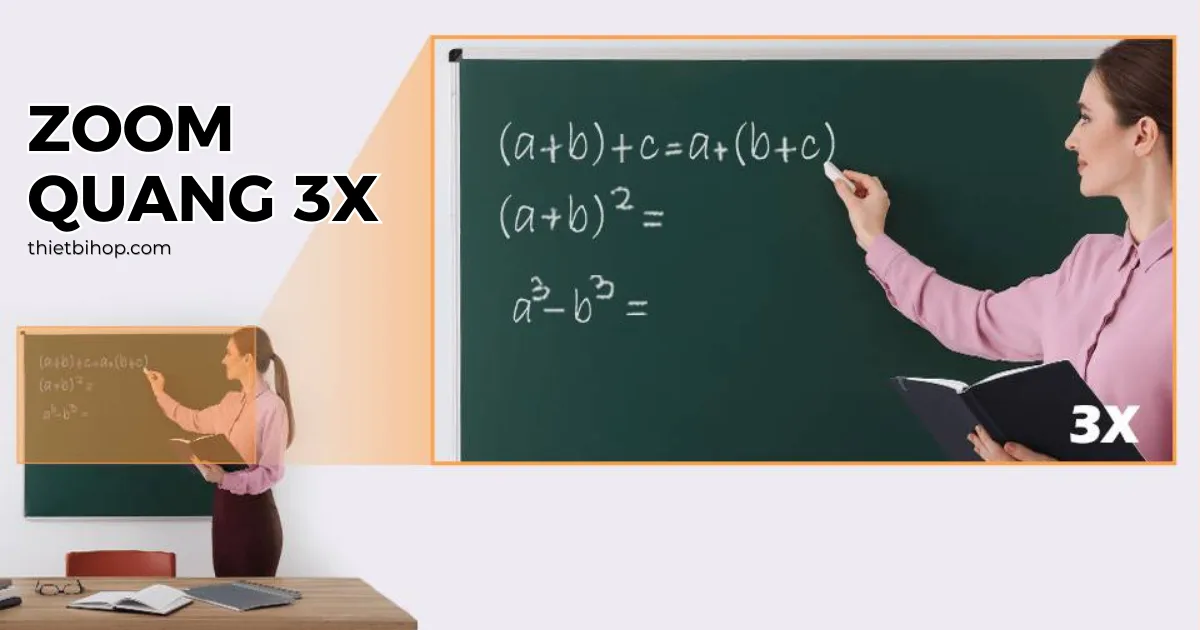 AVer DL10 có Zoom cân bằng giúp Tối ưu chi phí cho trường học