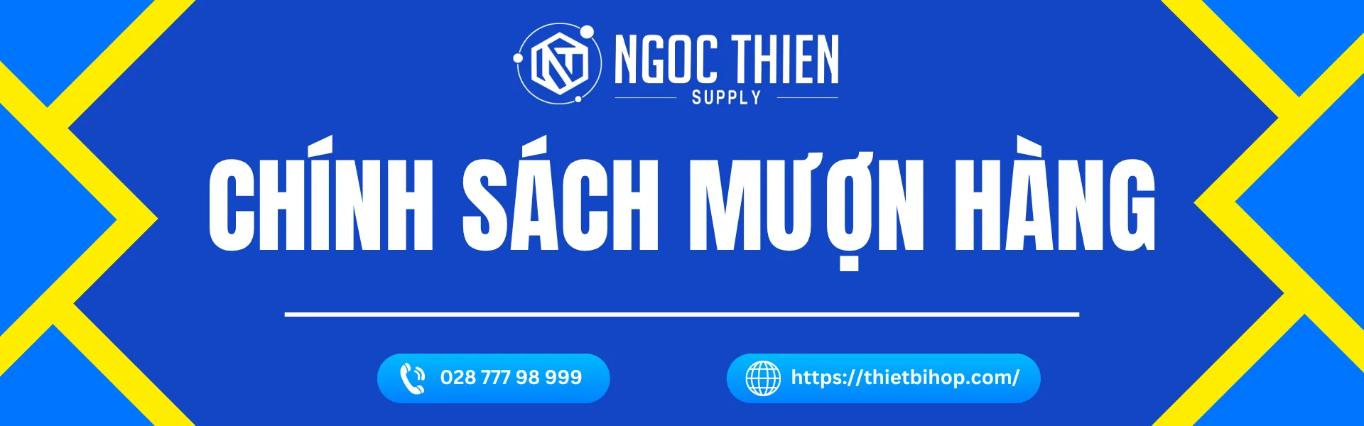 Chính sách mượn hàng tại Ngoc Thien Supply