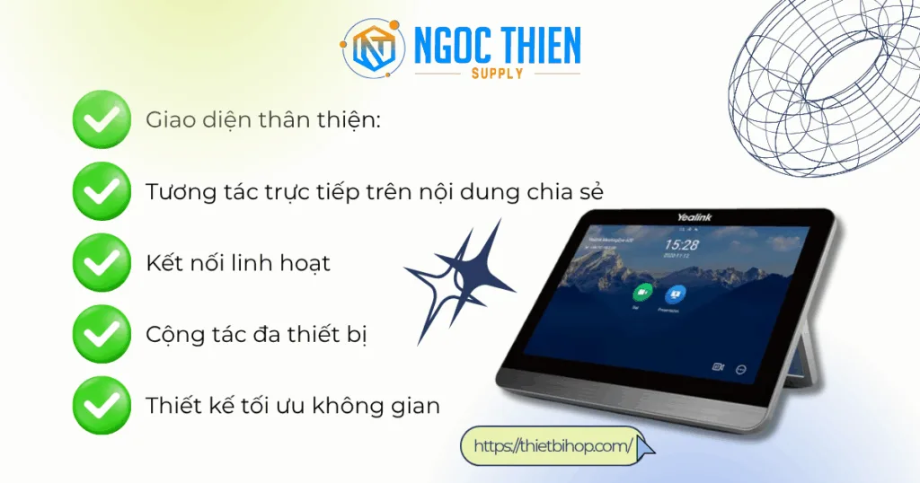 Điểm nhấn của Yealink CTP18