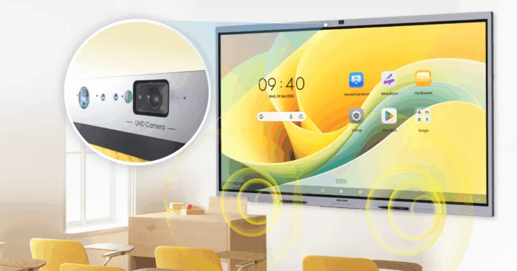 Hikvision D5B tích hợp camera 4K và micro đa hướng