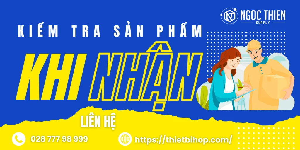 Kiểm tra sản phẩm khi nhận tại Ngoc Thien Supply